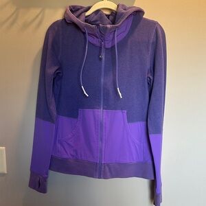 lululemon athletica Two-Tone Purple Women's Hooded Jacket
